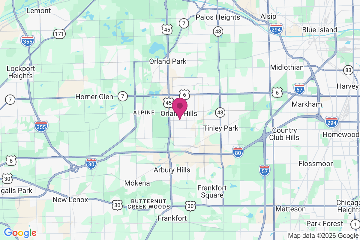 Carte de Orland Hills