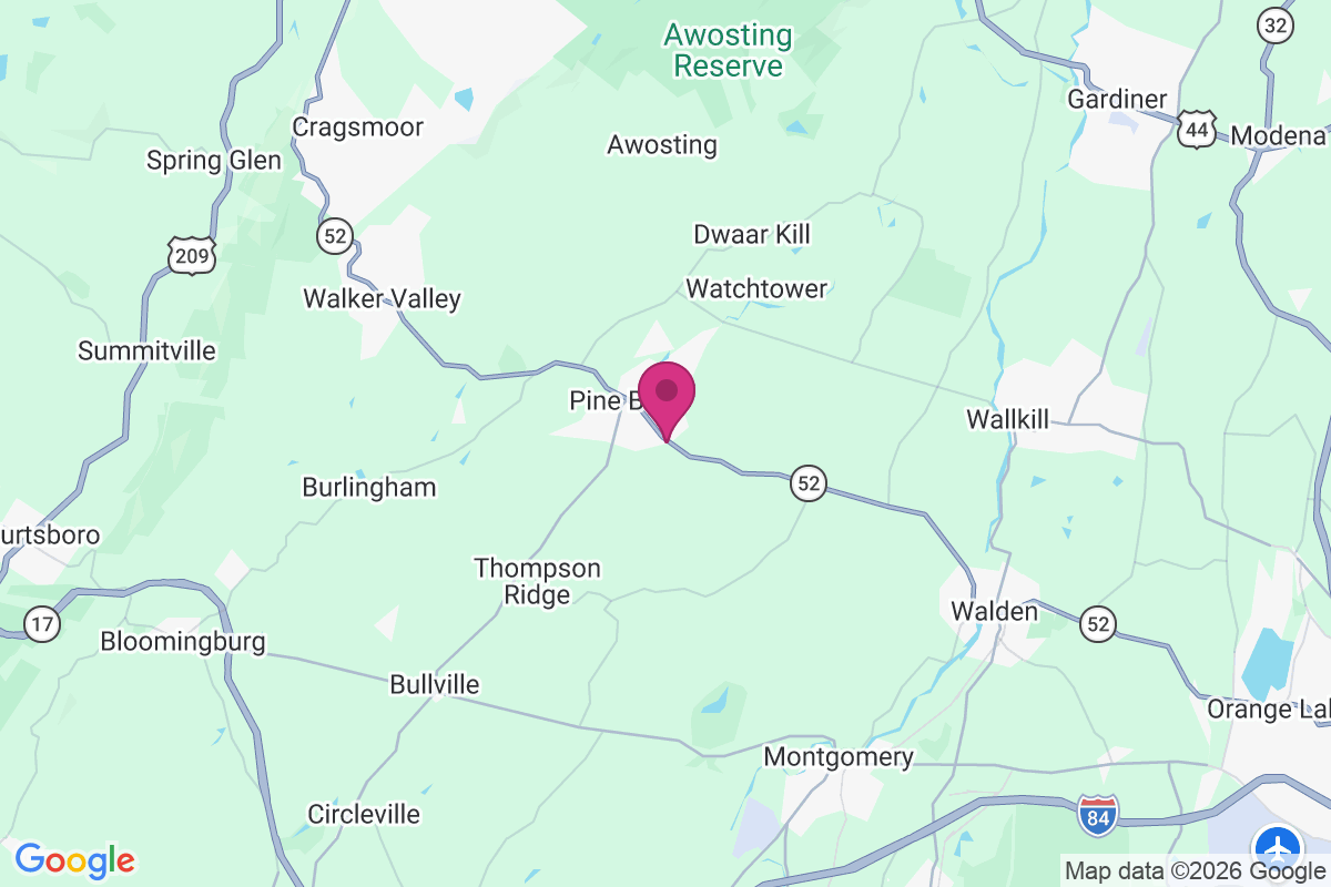 Carte de Pine Bush