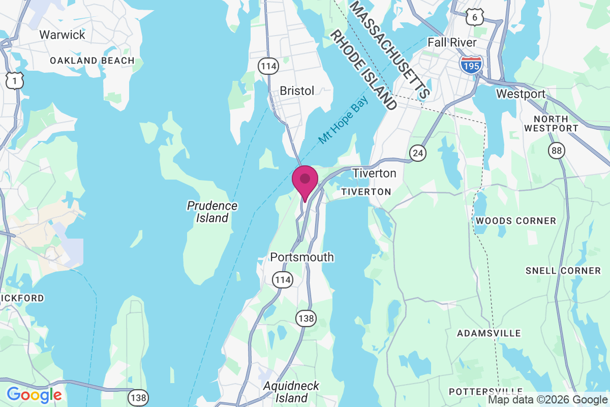 Carte de Prudence Island