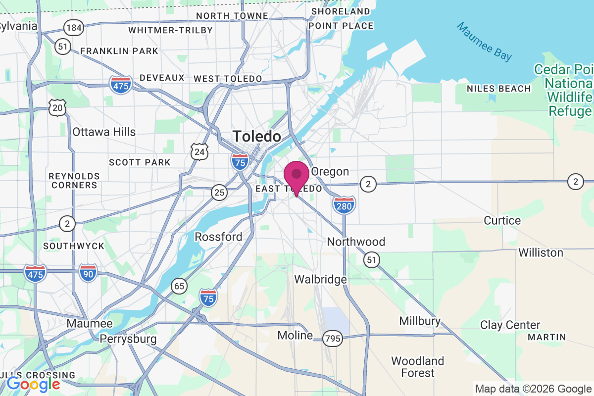 Carte de East Toledo