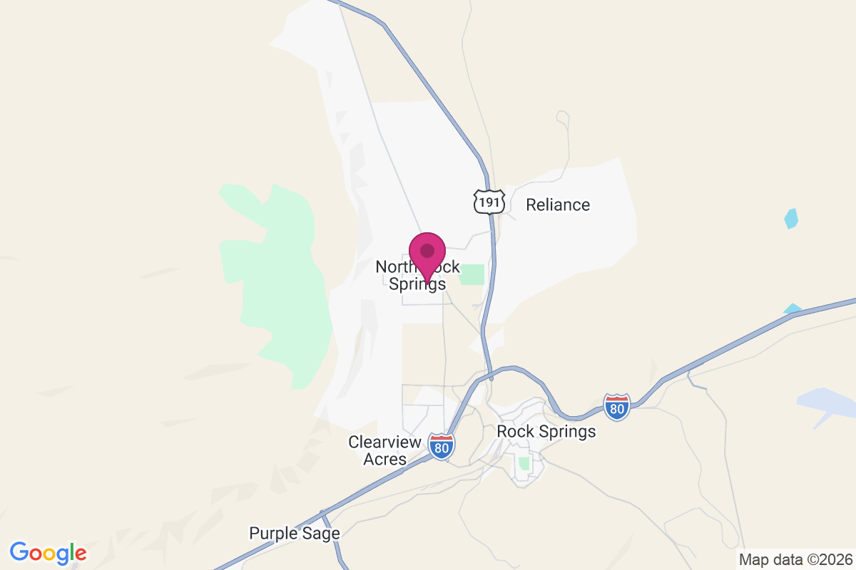 Carte de North Rock Springs