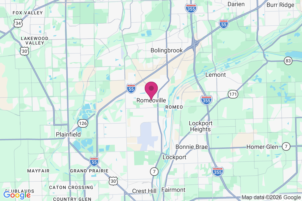 Carte de Romeoville