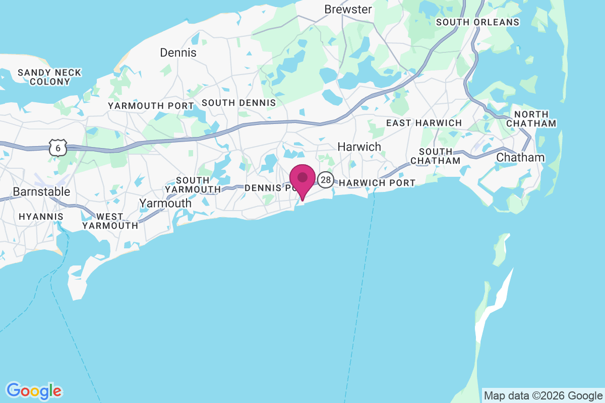 Carte de West Harwich