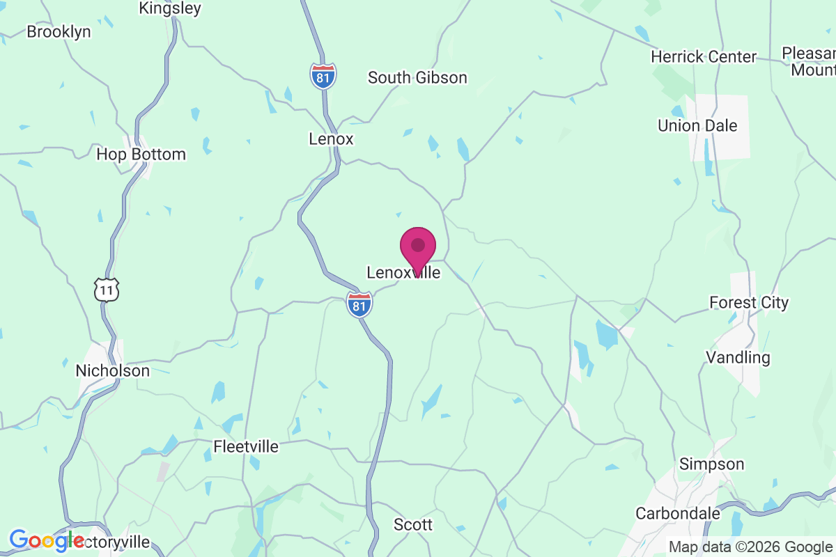 Carte de Lenoxville