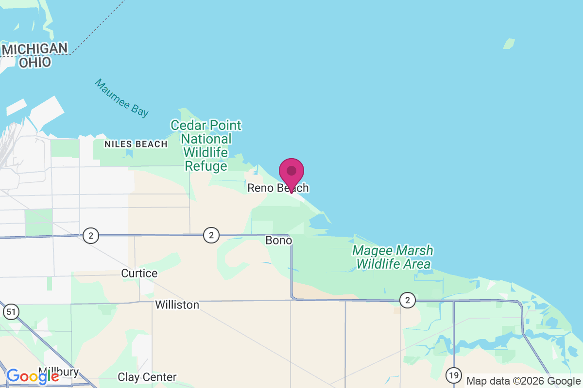 Carte de Reno Beach
