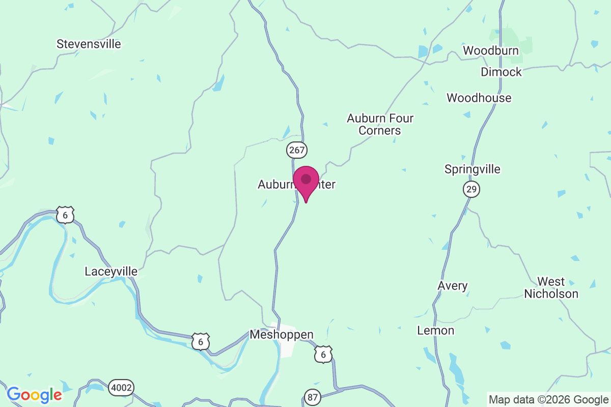 Carte de Auburn Center