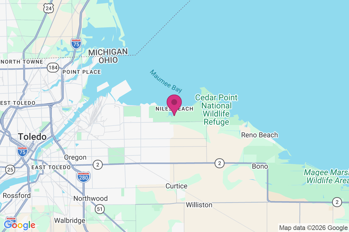 Carte de Niles Beach
