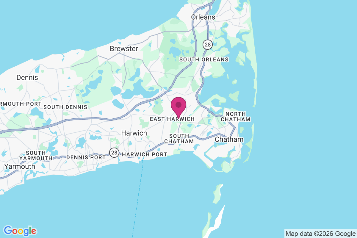 Carte de East Harwich