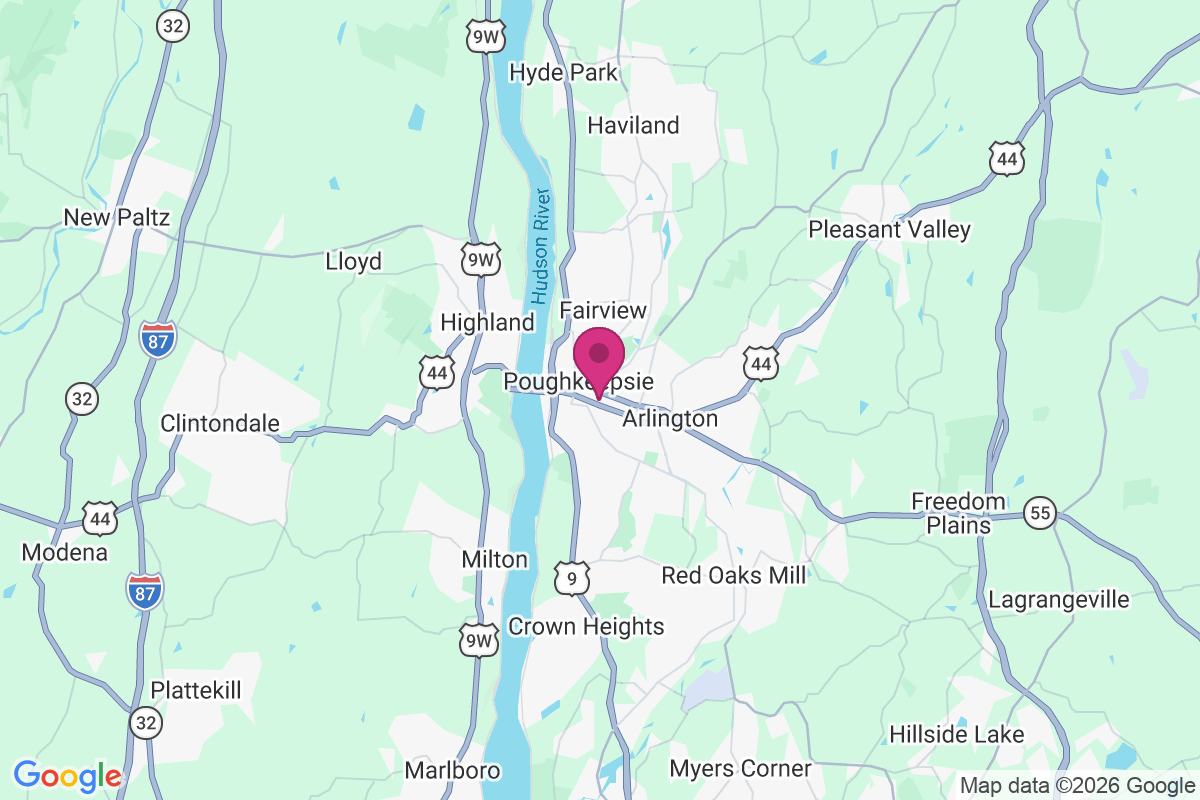 Carte de Poughkeepsie