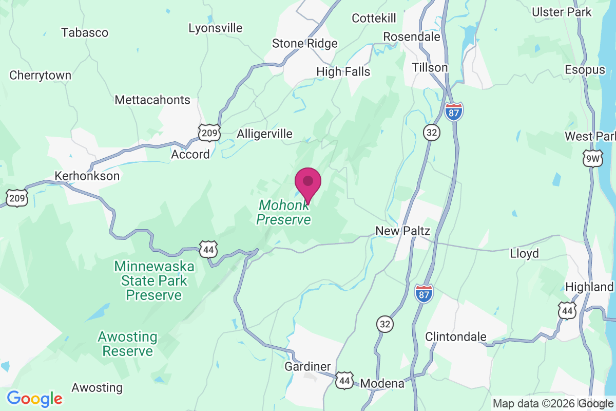 Carte de Mohonk Lake