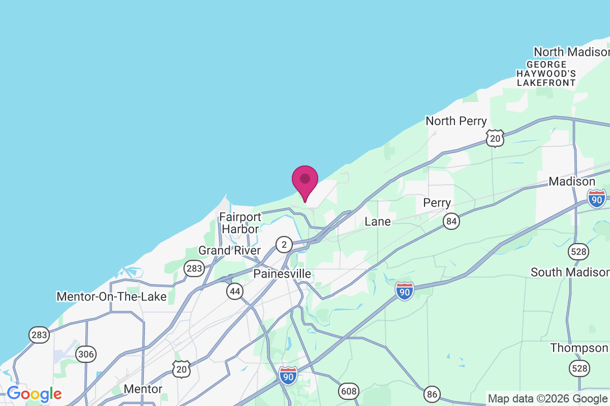 Carte de Painesville on-the-Lake
