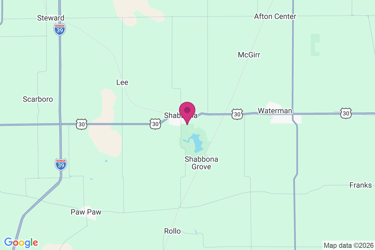 Carte de Shabbona