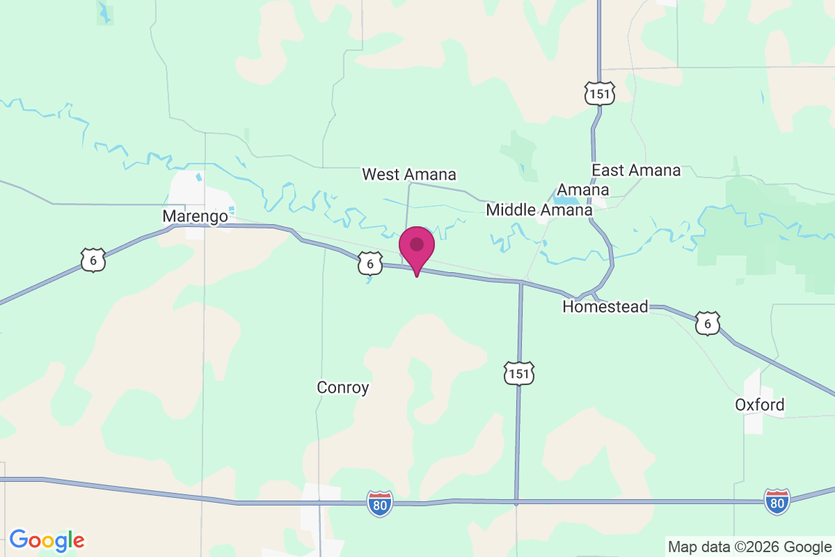 Carte de South Amana