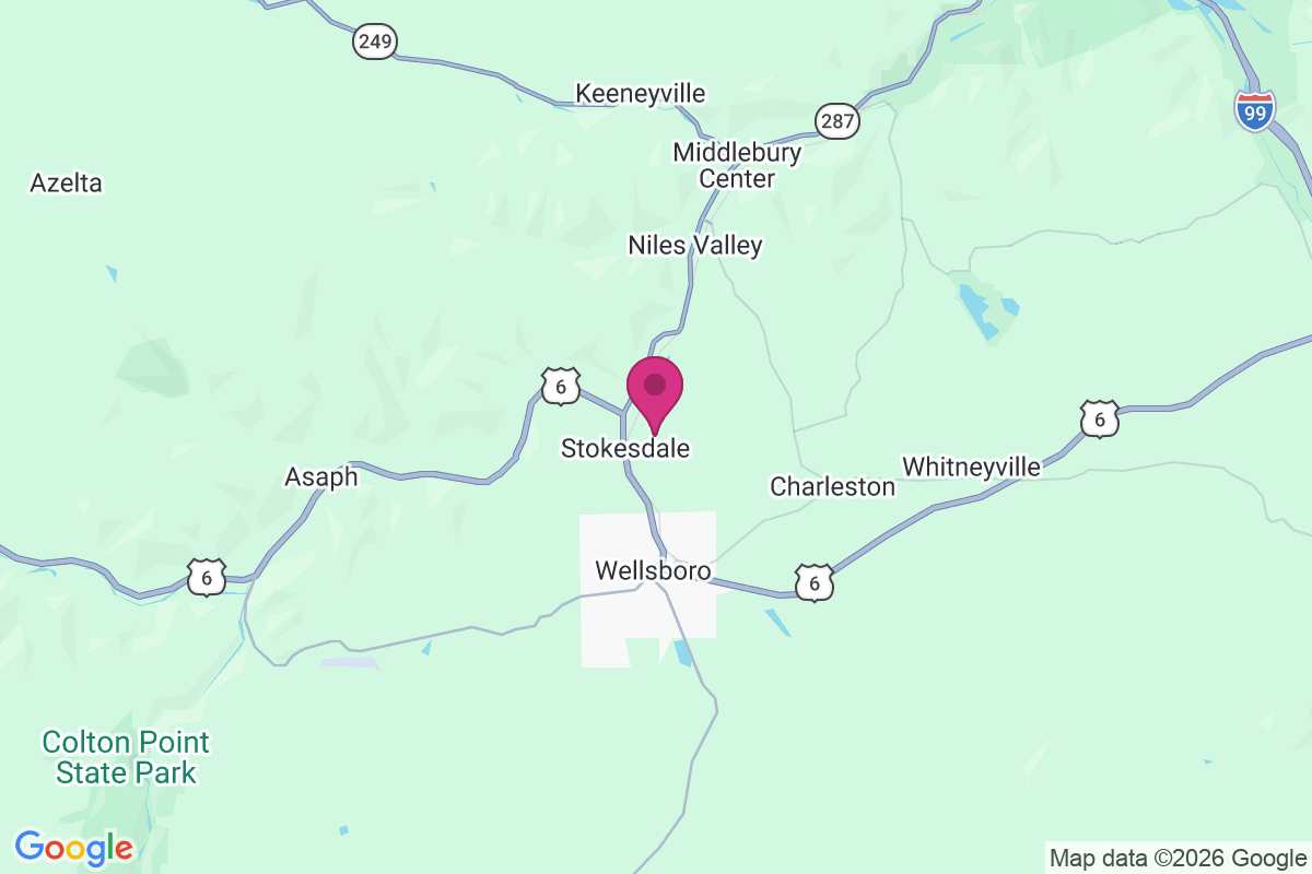 Carte de Wellsboro Junction