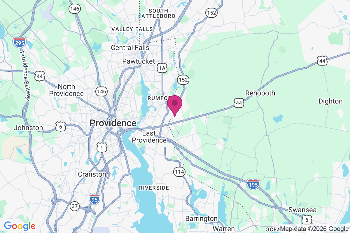 Carte de East Providence Center