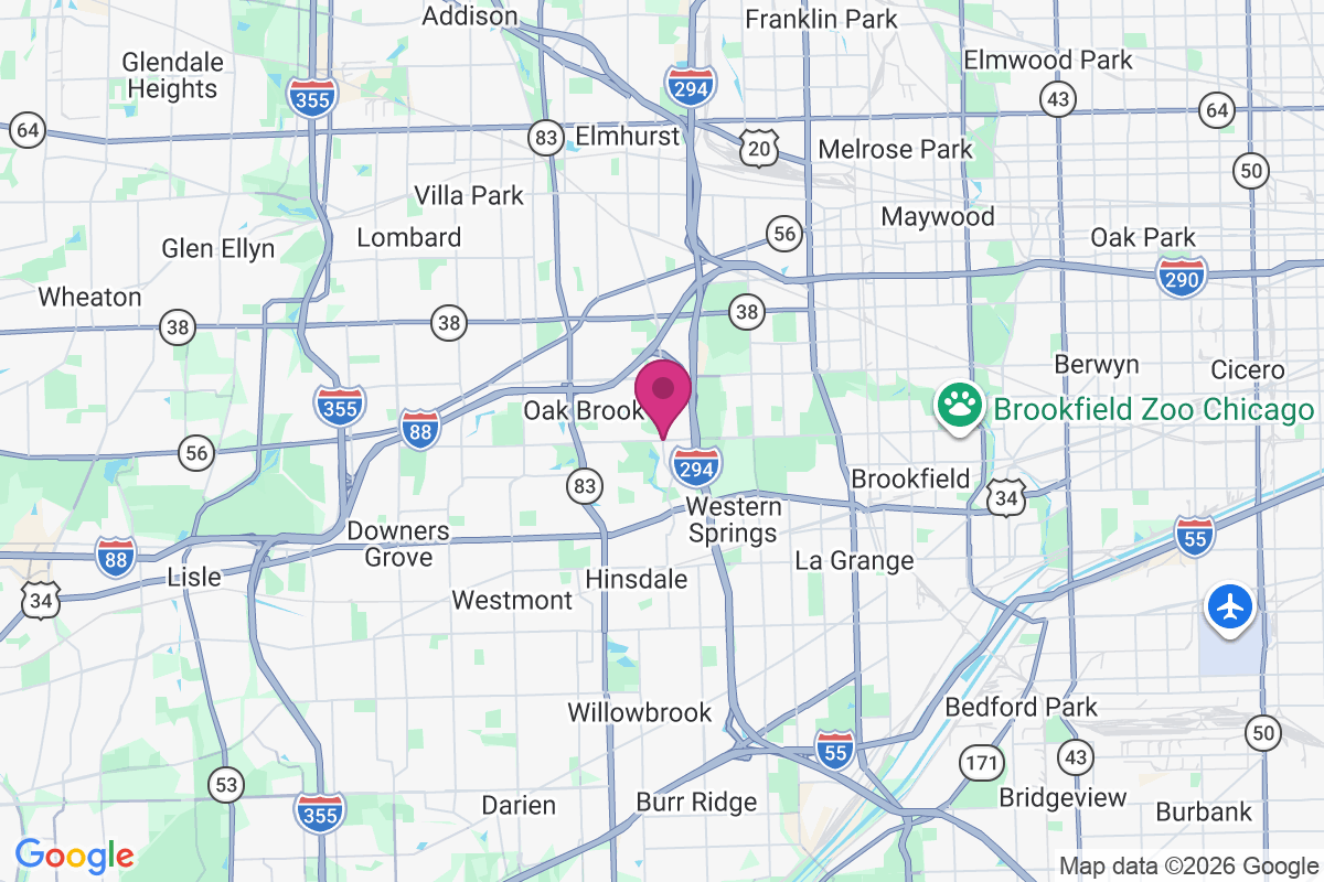 Carte de Oak Brook