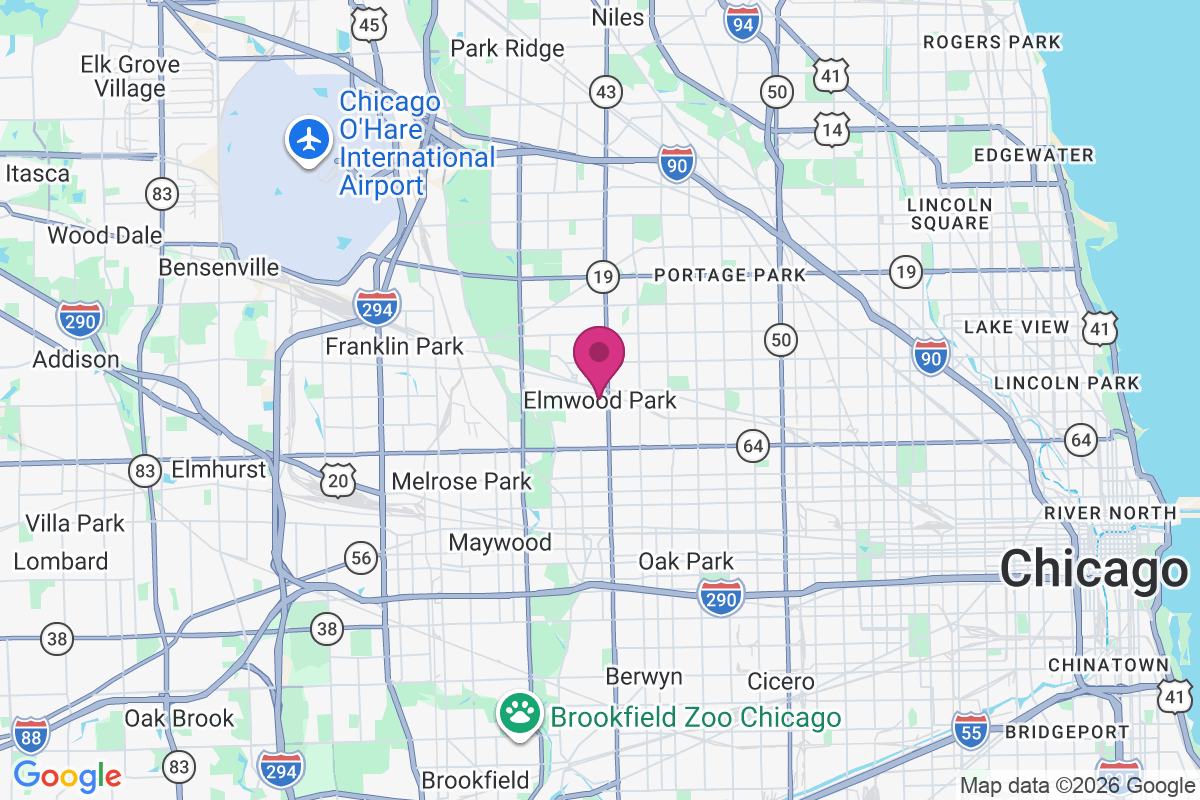 Carte de Elmwood Park