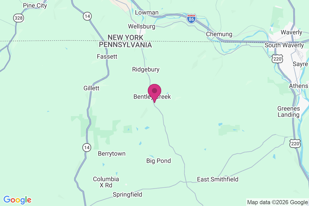 Carte de Bentley Creek