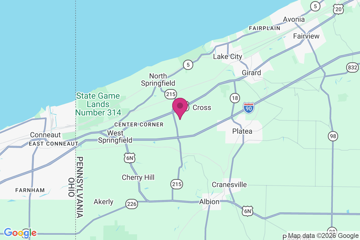 Carte de East Springfield