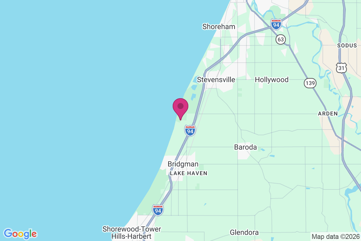 Carte de Waverland Beach