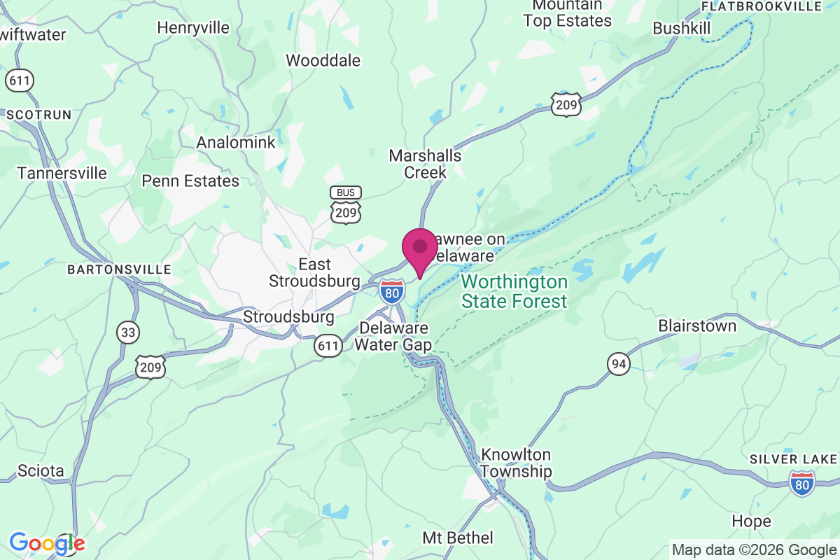 Carte de Minisink Hills
