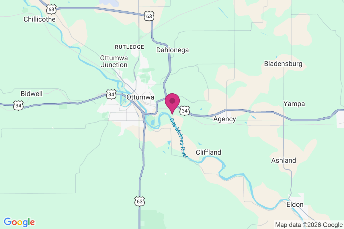Carte de Ottumwa