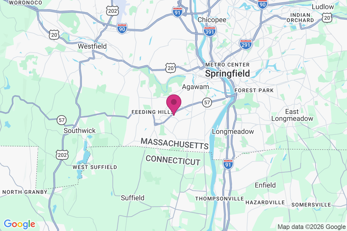 Carte de Agawam Town