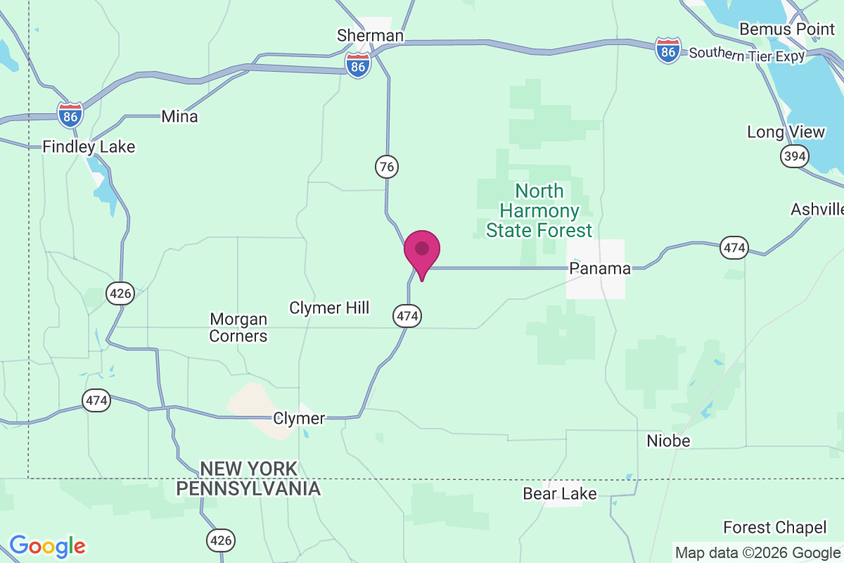 Carte de North Clymer