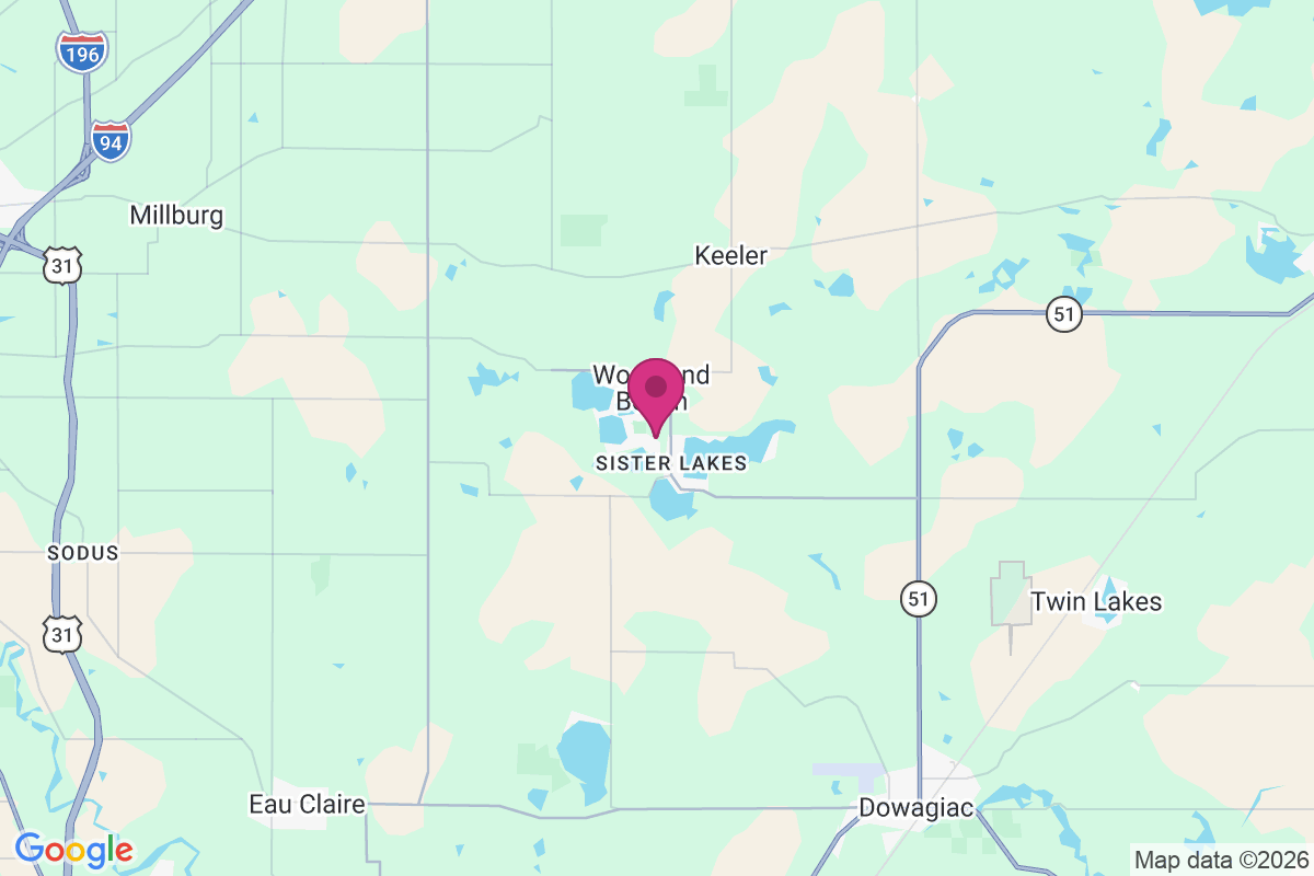 Carte de Sister Lakes