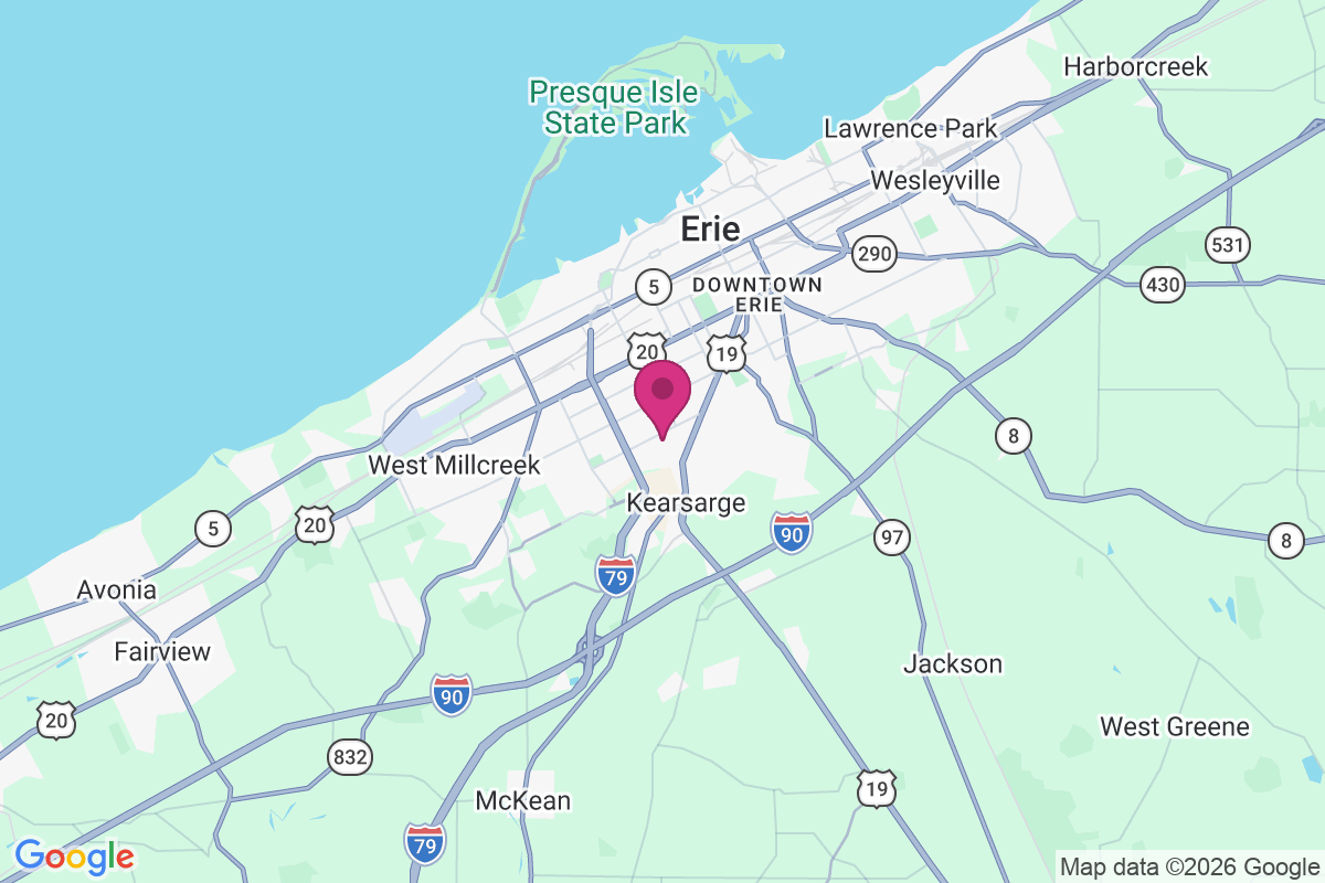 Carte de Erie Heights