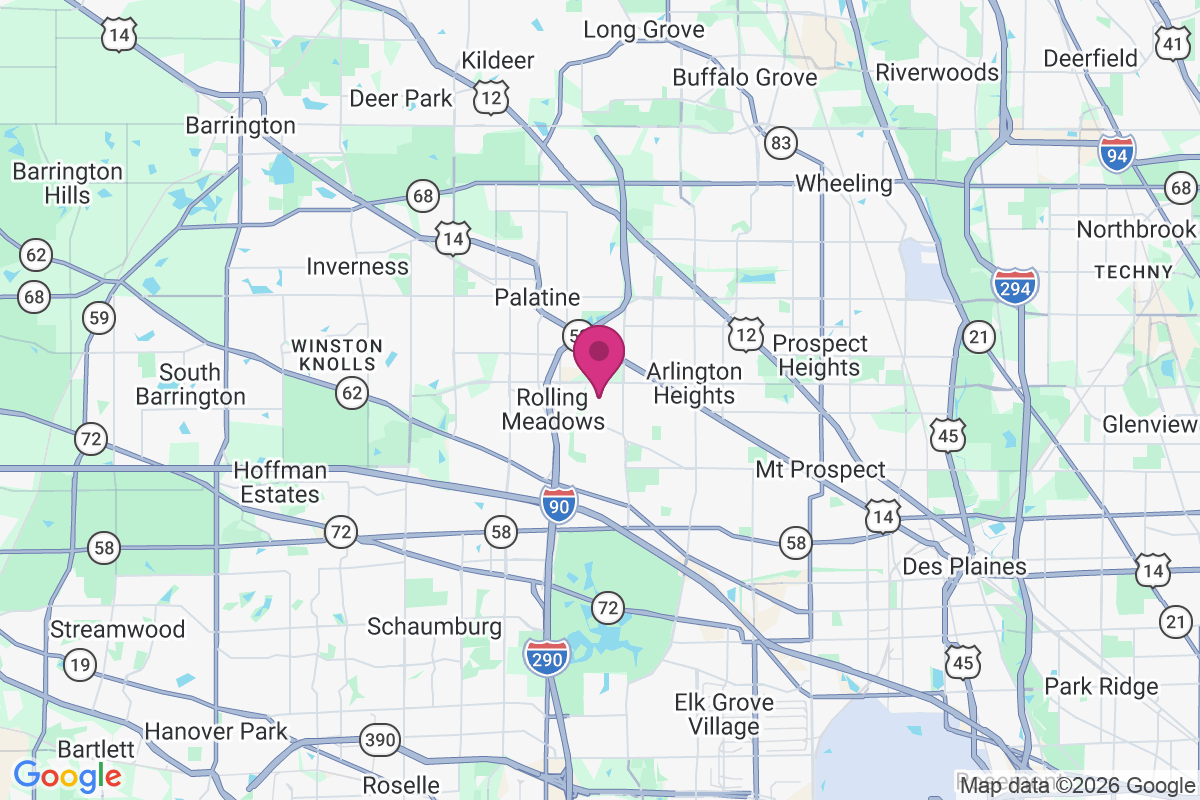 Carte de Rolling Meadows