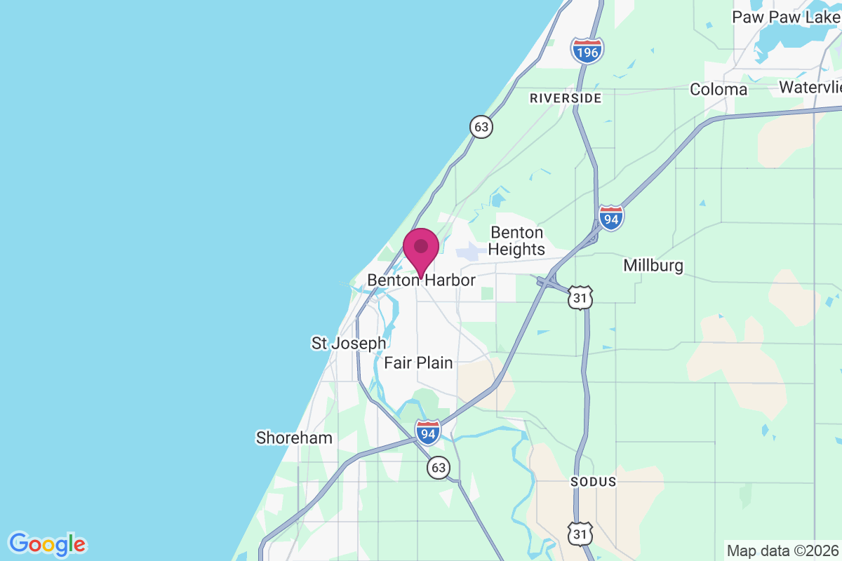 Carte de Benton Harbor