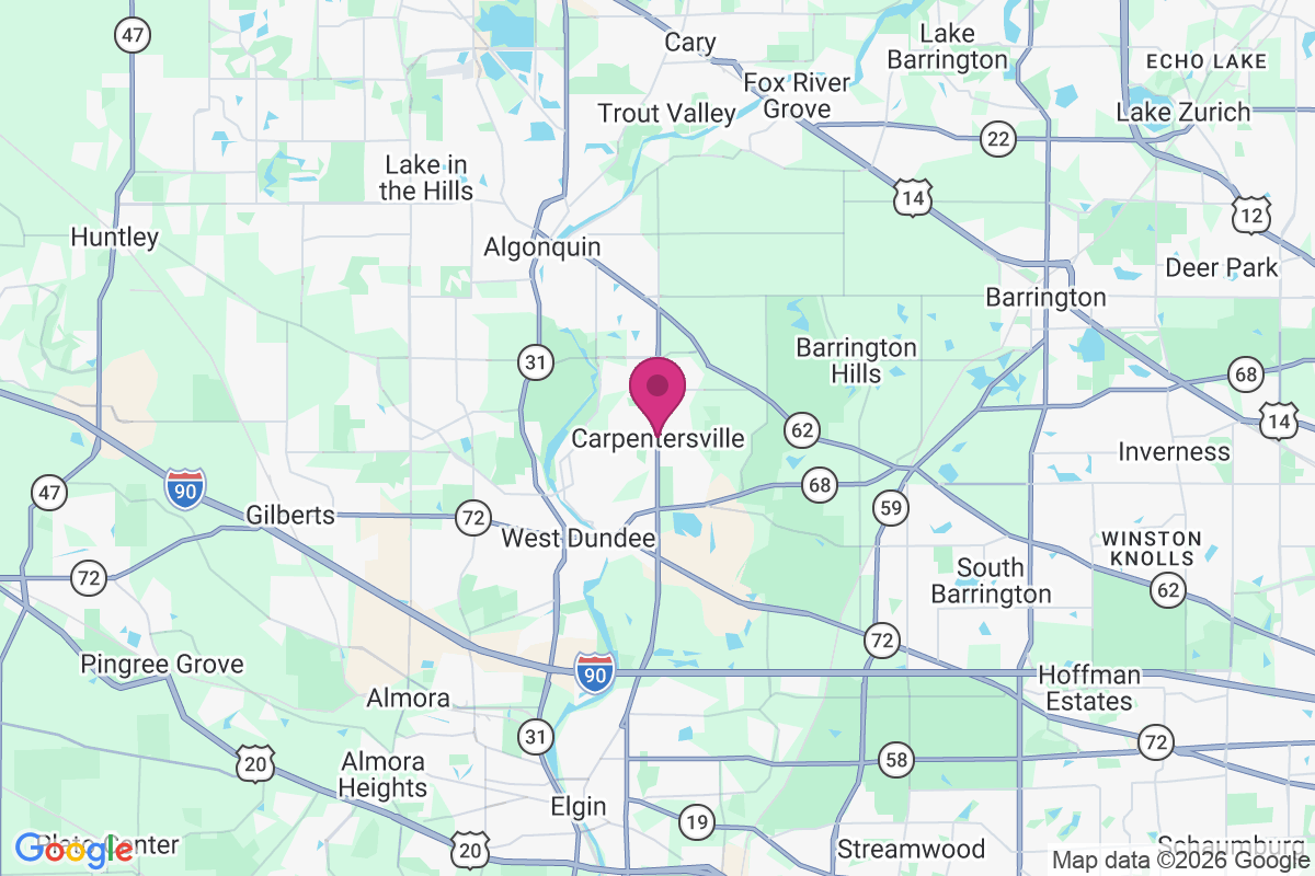 Carte de Carpentersville