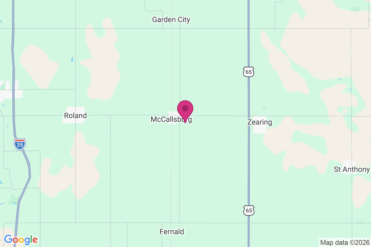 Carte de McCallsburg