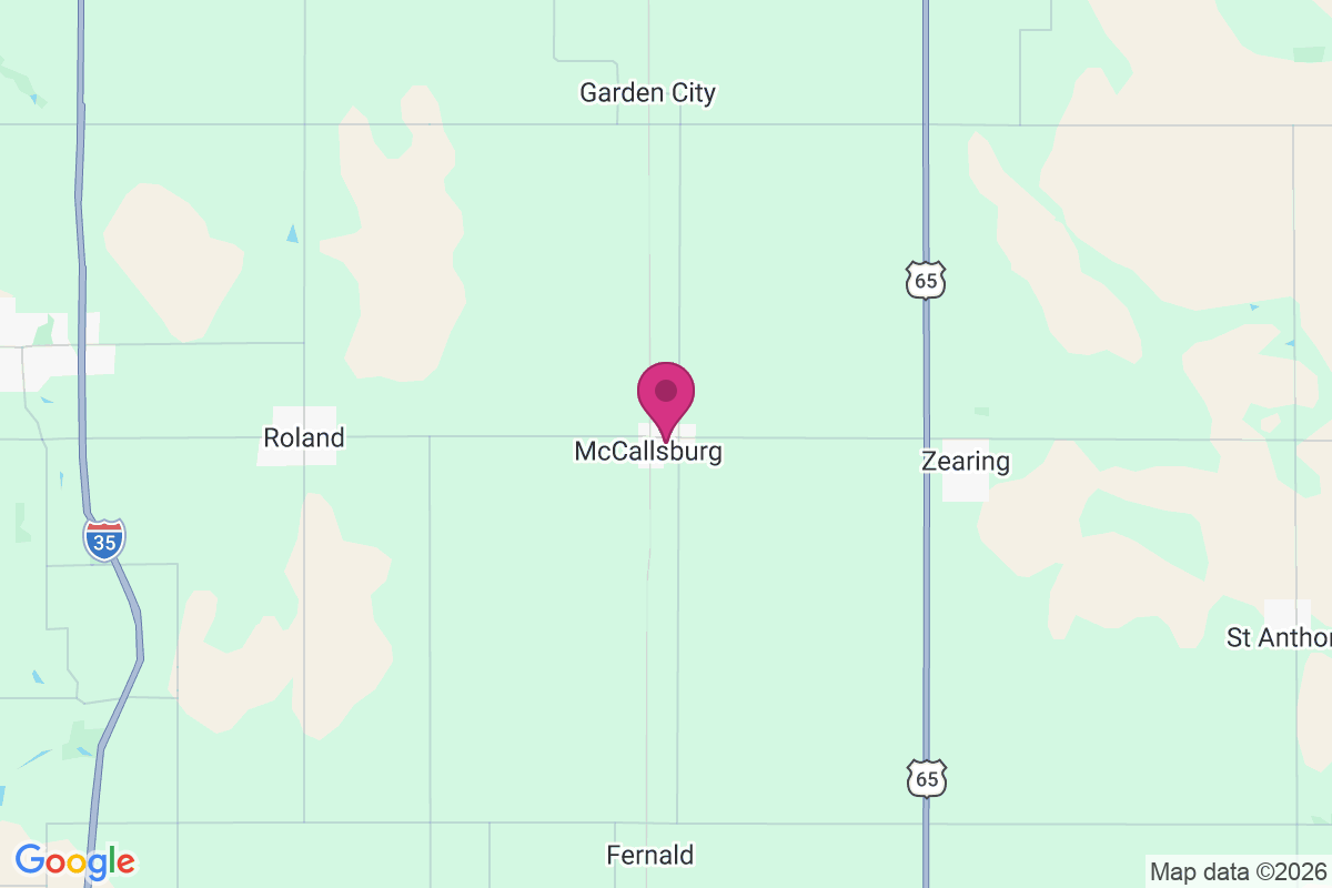 Carte de Mc Callsburg