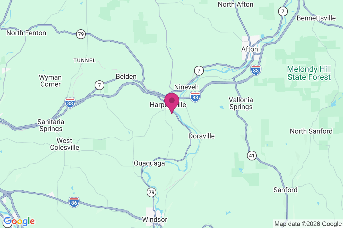 Carte de Harpursville