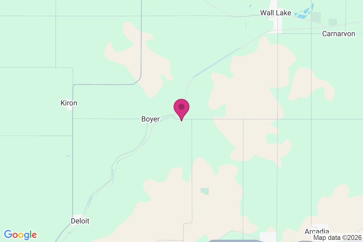Carte de Boyer River