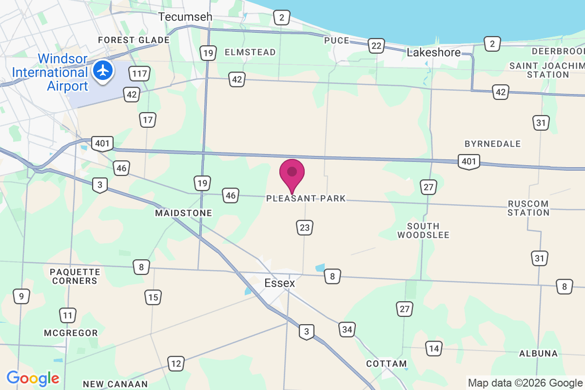 Carte de South Woodslee