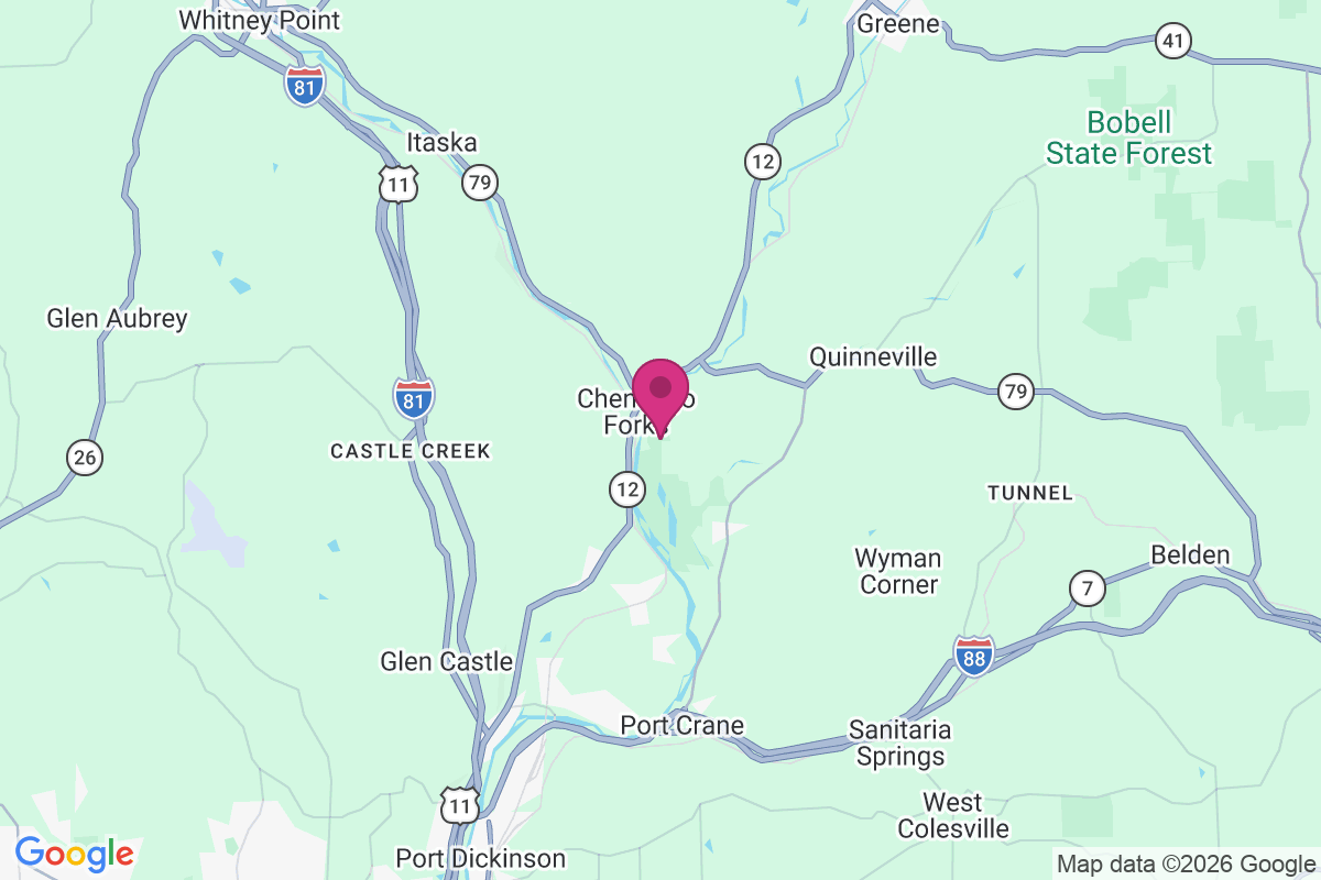 Carte de Chenango Forks