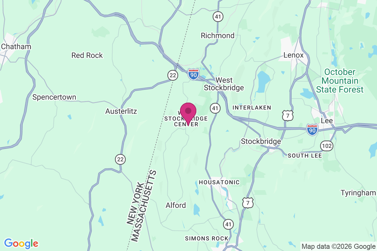 Carte de West Stockbridge Center