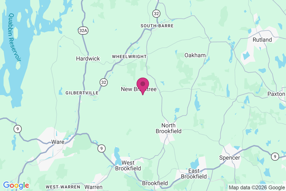 Carte de New Braintree
