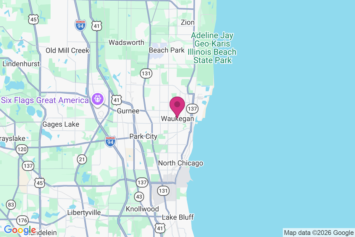 Carte de Waukegan