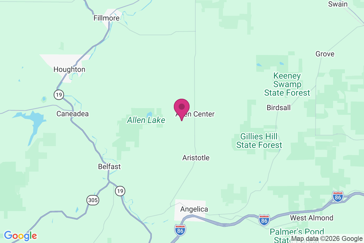 Carte de West Allen