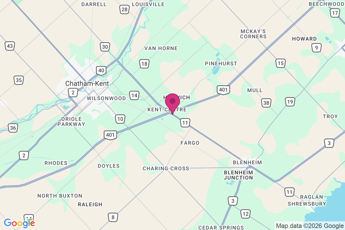Carte de Kent Centre