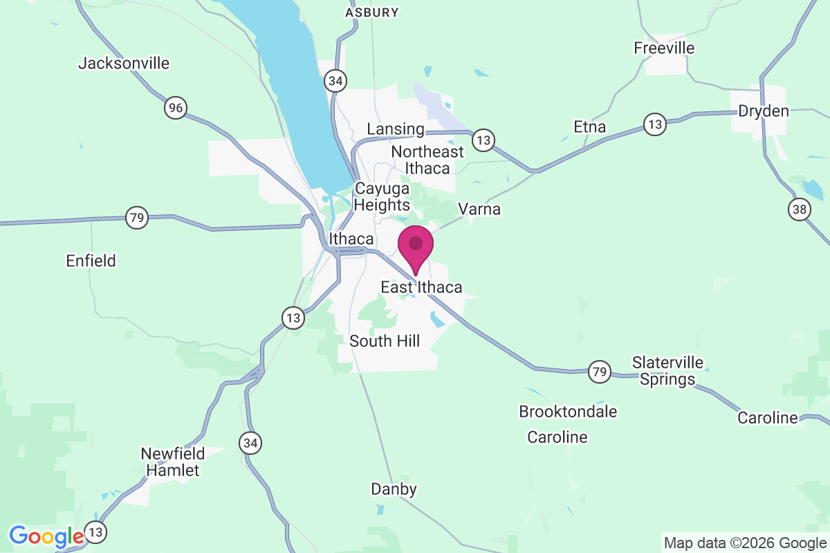 Carte de East Ithaca
