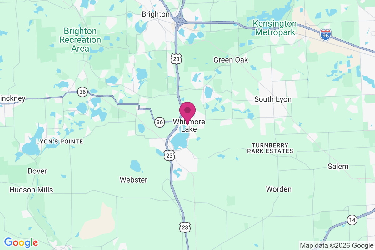 Carte de Whitmore Lake