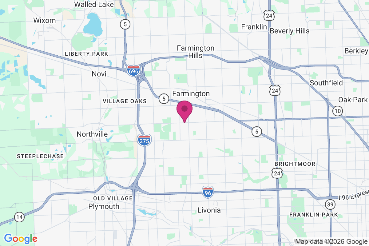 Carte de Farmington Acres