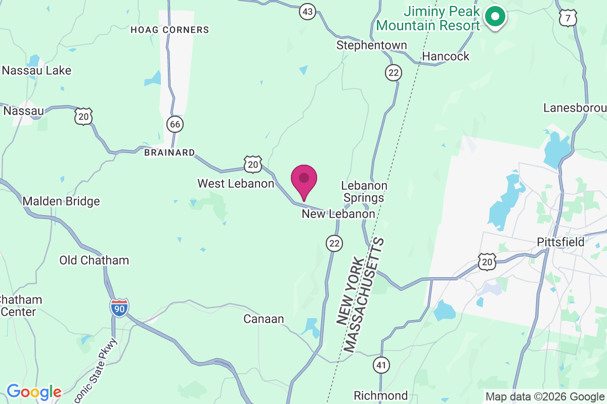 Carte de New Lebanon Center