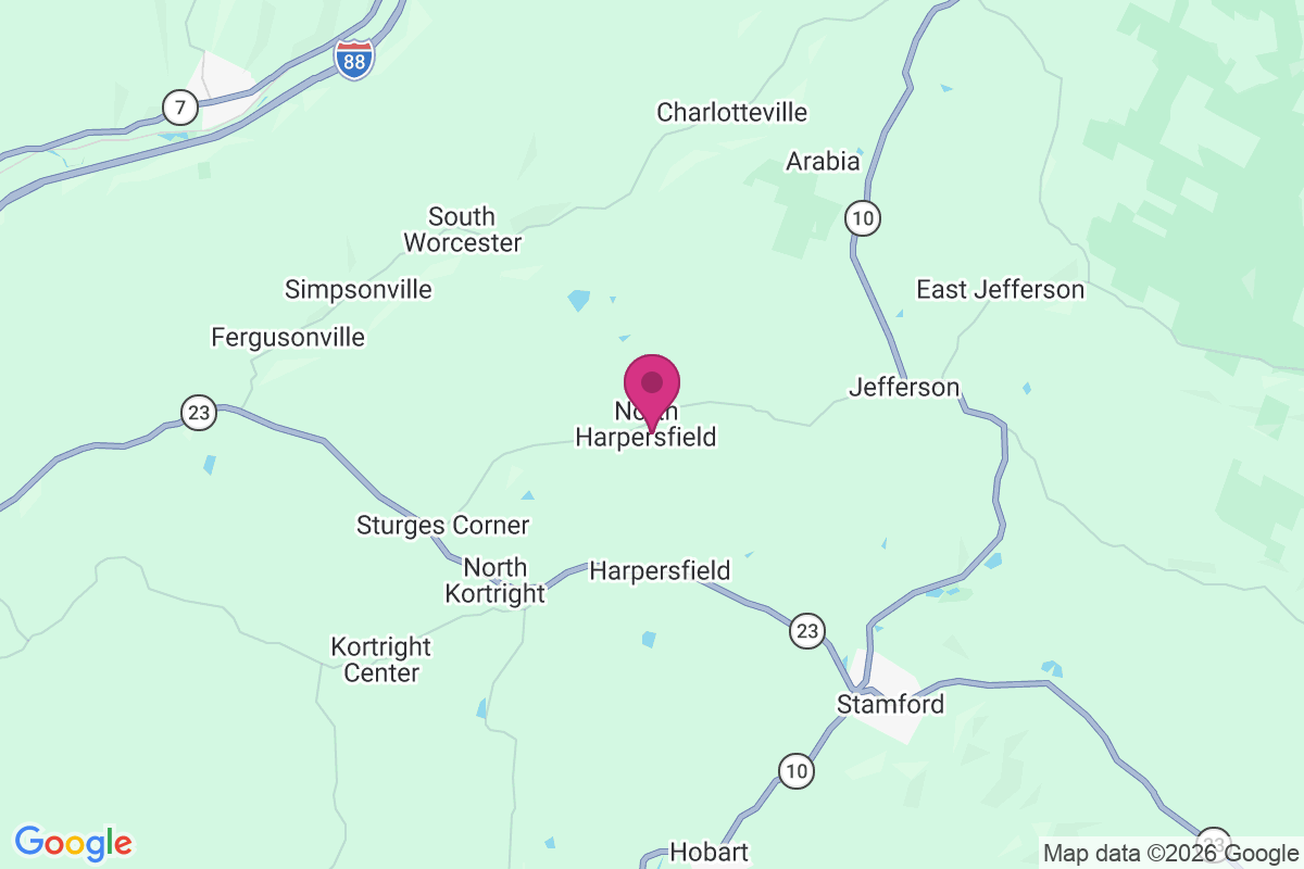Carte de North Harpersfield