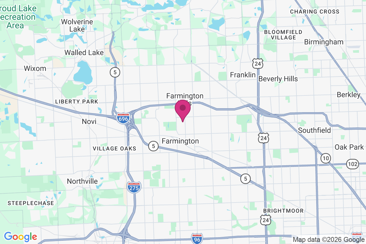 Carte de Farmington Hills